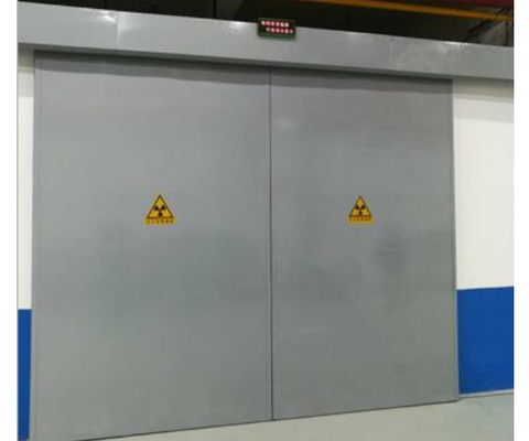 ネオプレンまたはシリコンシール 放射線防護ドア 高さ1700mm-2300mm 粉末塗装またはステンレス鋼の仕上げ