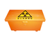 カスタマイズされる足車が付いている放射線源の貯蔵の医学の鉛によって保護される箱